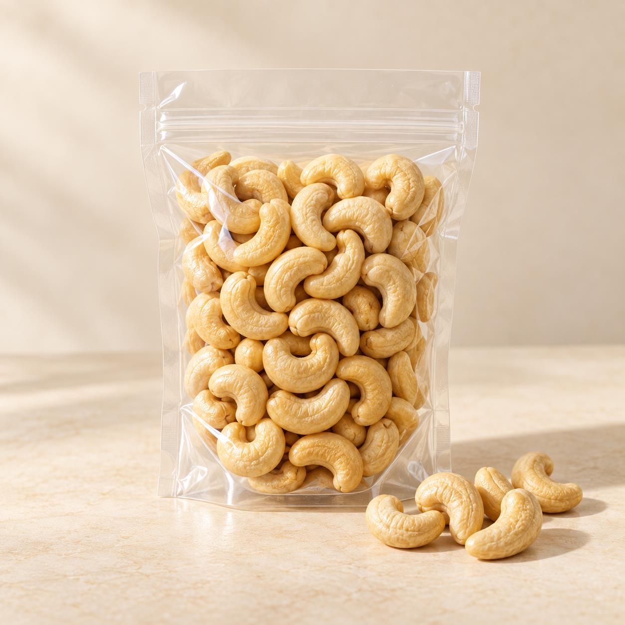 Whole Cashews — 100 g — illustrative product imagery