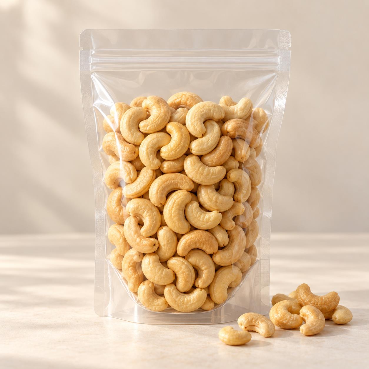 Whole Cashews — 250 g — illustrative product imagery