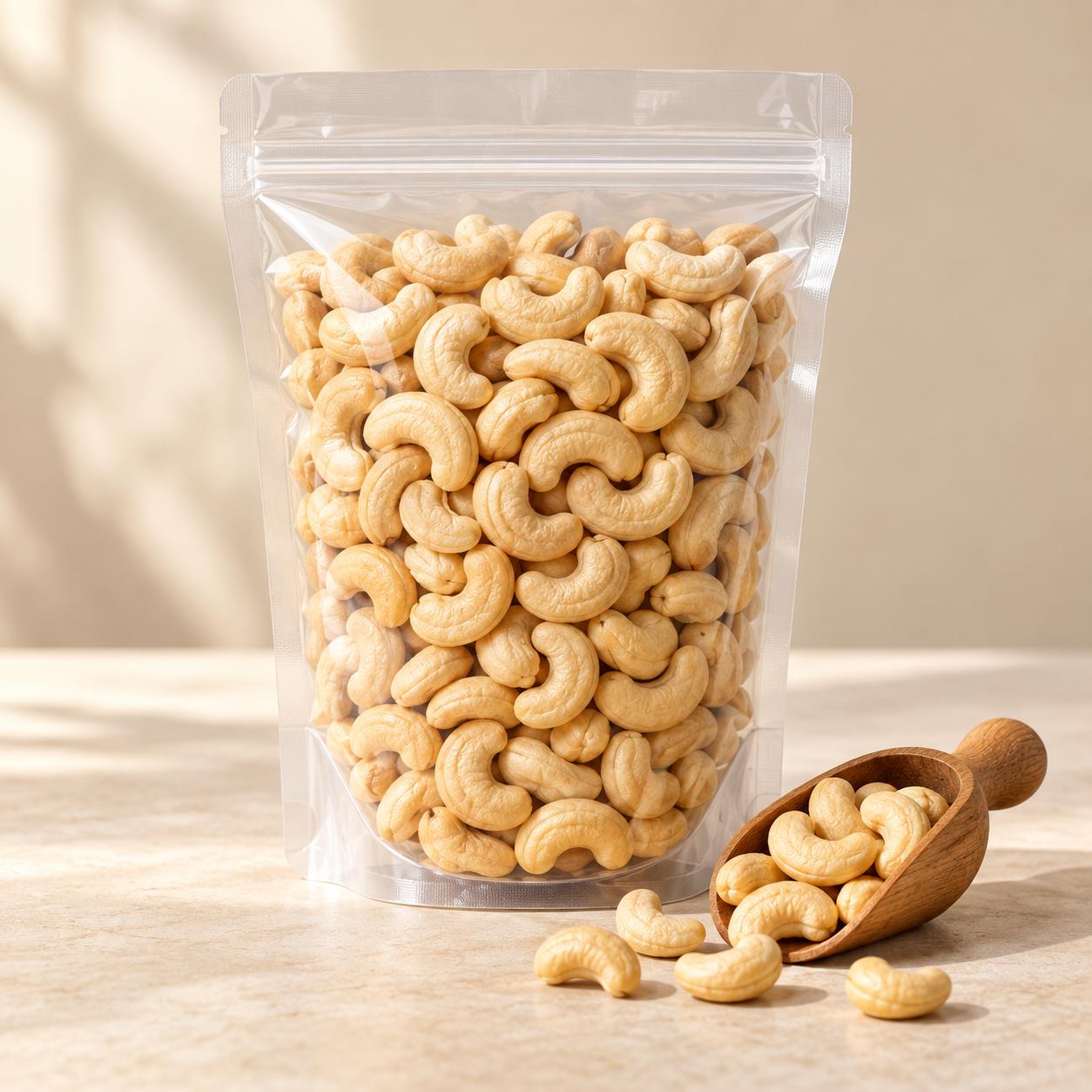 Whole Cashews — 500 g — illustrative product imagery